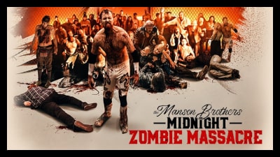 The Manson Brothers Midnight Zombie Massacre 2021 Poster 2