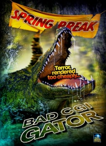 Bad CGI Gator (2023) Poster