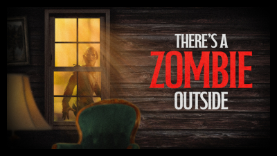 There's A Zombie Outside (2024) Poster 2